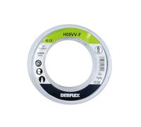 Bobinot de câble - Bobine de Fils électrique - Câble électrique - Couronne de câble - Couronne Bobinot Câble Souple HO5VV-F 2X1.5 mm ² -Blanc-142311, Blanc, 5 Mètres 2x 1.5 mm ²
