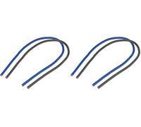 Bobinot de câble - Bobine de Fils électrique - Câble électrique - Couronne de câble - Debflex 707740 Cordon Câble Electrique 60 cm - 16mm ² (Type H07VK) - Bleu/Noir (Lot de 2)