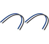 Bobinot de câble - Bobine de fils électrique - Câble électrique - Couronne de câble - DEBFLEX - Cordon HO7VK - 10mm ² - 0.3 mètre- Couleur Bleu/Noir 707720 (Lot de 2)
