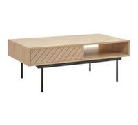 Table à Manger Extensible Toscana 120-160cm Chêne & Noir