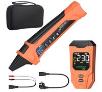 BOBOVAV Localisateur de Disjoncteur avec Écran LCD, Testeur de Prise GFCI, Outil de Traçage de Circuits Électriques avec Détection NCV et Lampe Torch-Alimentation par Batterie Lithium(230V)