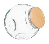 Bocal à Bonbons en Verre Bois 0,65L Transparent