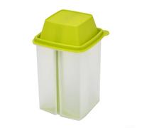 Bocal à Cornichons avec Égouttoir Intégré BPA Bocal à Cornichons(green) | Égouttoir intégré, pour zéro débordement, garde les cornichons secs, plastique , pour facile à nettoyer