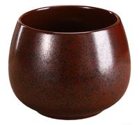 Bocal à déchets de thé chinois classique - Récipient à eau spacieux pour un usage domestique avec parois intérieures lisses et esthétiques traditionnelles - Finition noire dorée (C)