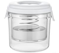 Bocal à Pression Choucroute 1300ml Ressort | Mécanisme à ressort, pression pour facile, drainage rapide des liquides, pour idéal choucroute et kimchi