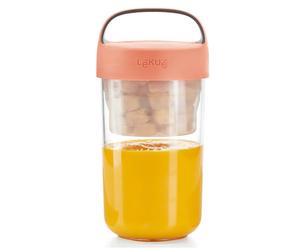 Bocal à repas POT TO GO 600 ml, corail, Lékué