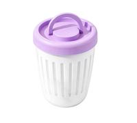 Bocal à salade, couvercle hermétique, avec fourchette, récipient à salade | pour la nuit, avoine, sauce, condiment, sucre, collation, crème glacée, réfrigérateur, , bureau, maison, déjeuner