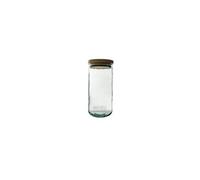 Bocal authentic 0,82L bouchon en bois - - Transparent - Verre