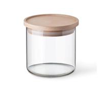 Bocal avec couvercle en bois, contenance 0,50L, dimensions 96/95mm - verre borosilicate - très haute résistance 5162/LW SIMAX