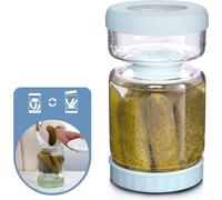 Bocal avec passoire et couvercle 1L Sablier Container Vert Olive