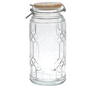 COOK CONCEPT - KA5507 - Bocal de Conservation Couvercle Bambou 2.7L, Rangement Cuisine