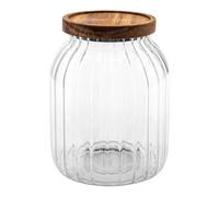 Bocal ""Harmony"" 2L en verre et acacia - 5 five simply smart