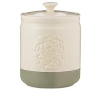 Bocal de rangement HOME TO ROOST 1,5 l, crème / vert, grès, Mason Cash