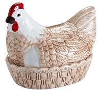 Bocal de rangement MOTHER HEN 21 cm, brun, grès, Mason Cash