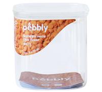 Bocal de rangement PKV-044 800 ml, verre, Pebbly