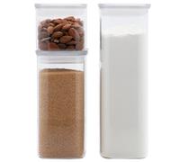 Bocal de rangement PKV-067, set de 3 pc, verre, Pebbly