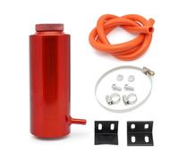 Bocal de refroidissement Réservoir de liquide refroidissement, radiateur, Expansion, bouteille, réservoir débordement, en aluminium, 800ML(Red)