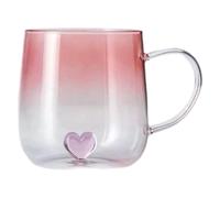 Bocal dégradé de café - Arrangement professionnel, système de commodité | Tasses à café transparentes de 400 ml pour cuisine, bar, voyage, maison, thé, latte, jus, céréales de Noël