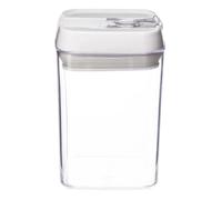 Bocal en Plastique Carré Oslo 800ml Transparent