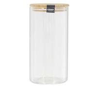 Bocal en Verre ""Bambou"" 1,2L Transparent