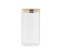 Bocal en Verre "Bambou" 1,2L Transparent