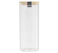 Bocal en Verre Bambou 1,6L Transparent
