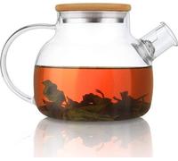 Bocal en verre de 30 oz avec filtre pour éliminer les feuilles et les fleurs.