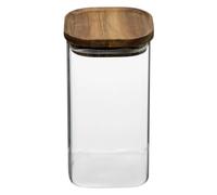 Bocal en Verre "Hermet" 1,6L Transparent & Marron