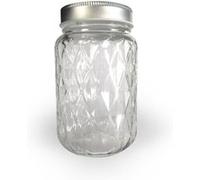 Bocal Mason Jar avec couvercle 37,5 iamant - Graine Créative Transparent G