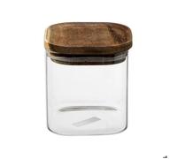 Bocal verre couvercle acacia ""Hermet"" 0,6L - 5five