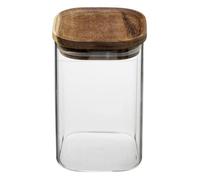 Bocal verre couvercle acacia ""Hermet"" 0.9L - 5five