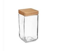 bocal verre pin 2l 22.5x11x11cm transparent - jja 167798 Transparent G