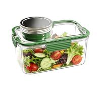 Bocaux à salade avec couvercle - Bocal à grande ouverture, gobelet à sauce séparé, boîte à déjeuner de , vaisselle de routine pour une alimentation saine, gobelet végétarien pour déjeuner |