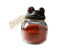 Bocaux d'apothicaire en verre avec motif grenouille | Bocaux décoratifs - pour comptoir, bonbons, biscuits, cuisine, vanité, nourriture, sucre, farine