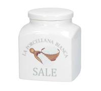 Bocaux En Porcelaine Blanche Décorative 1,10L P01261100SA