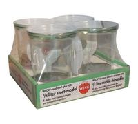 Lot De 4 Bocaux 370 ML - WECK