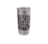 Bocce Will Never Break Your Heart Jack Bocci Game Bocce Gobelet isotherme en acier inoxydable double paroi