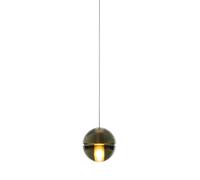 Bocci 14.1 Deep LED Pendelleuchte, gris, canopy blanc