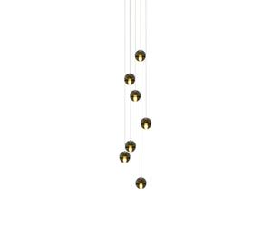 Bocci 14.7 LED Pendelleuchte, gris, canopy noir