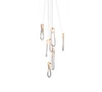Bocci 87.7 LED Pendelleuchte, canopy nickel brossé