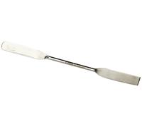 Bochem MN-0490 18/10 Spatule double en acier inoxydable, courbée 150 mm de longueur x 9 mm de largeur x 40 mm de longueur