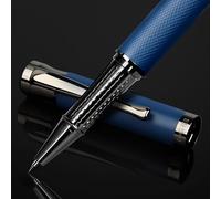 BOCIYER Stylos à bille à encre liquide - Jolis stylos pour bullet journal et fournitures de bureau - Stylo de luxe à pointe fine - Coffret cadeau pour enseignant, homme et femme (bleu)