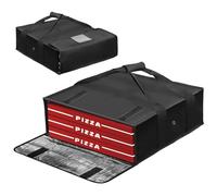 Boczif Sac à pizza isotherme pour livraison, emballage réutilisable, 50,8 x 50,8 x 15,2 cm