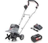 Bodenhacke motorisée IB-TC 36, incluant une batterie 36V 4,0 Ah et un chargeur | Compatible avec..., moteur sans balais, 2 largeurs de travail : 18-30 cm, profondeur de travail jusqu'à 20 cm, incluant