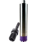 BoDi-TOOLS | Couronne de forage diamantée avec filetage 1 1/4", longueur utile 400 mm, trépan pour béton | Ø 112 mm & adaptateur SDS Max