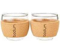 Bodum 11165-109S Set 2 Verres, 10 cl, Verre, Transparent, Liège, 6, 3 cm, 6, 3 x 6, 2 cm