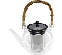 Bodum Théière avec manche en bambou Assam 1 l Clair