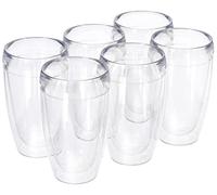 BODUM 11850-10SA-12 PAVINA OUTDOOR Set 6 gobelets double paroi plastique durable, 0.45 l