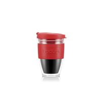 Bodum 11889-04S JOYCUP Mug à emporter double paroi, avec couvercle à vis, 0.25 l, plastique