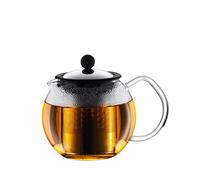 Bodum - 1807-16 - Assam - Théière à Piston en verre - Filtre et Couvercle inox - 0.5 L